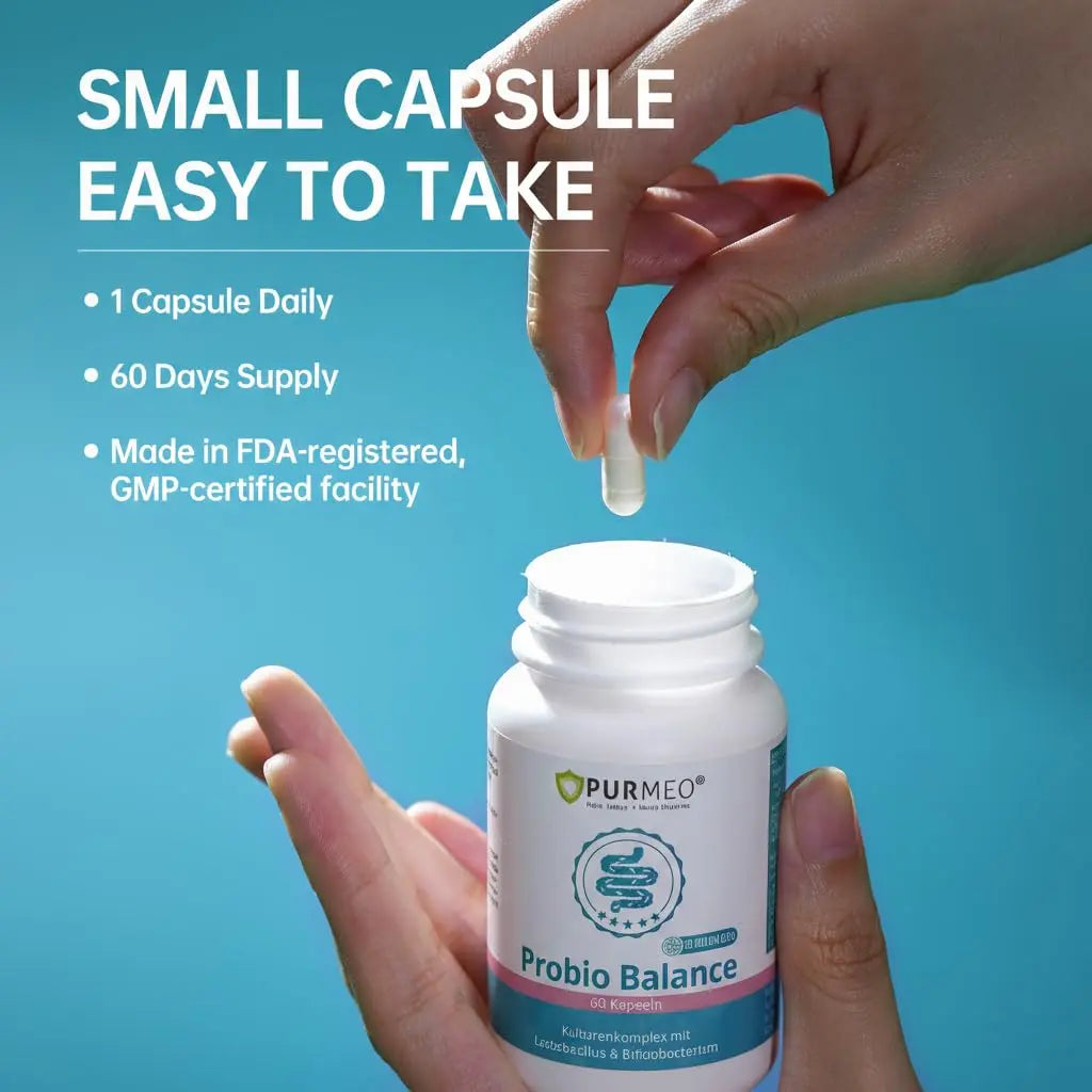 Digestive Probiotics 20X Lab4 Strains for Gut & Immune Health, Pro Formula for Men & Women, Probiotic Capsules Support Diarrhea, Bloating and Gas, Shelf Stable, Vegan, Gluten Free, 60 Days Supply purmeoBuy Supplements Australia