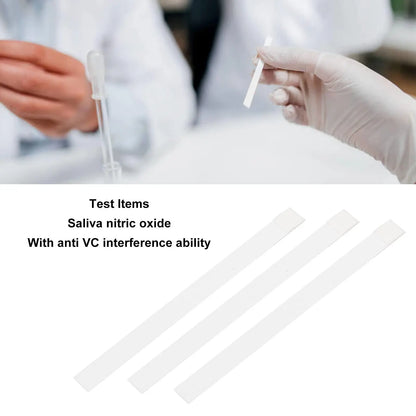 Nitric Oxide Test Strips, 25 Strips Salivary Nitric Oxide Test Strip Instant Results for Daily Kadimendium