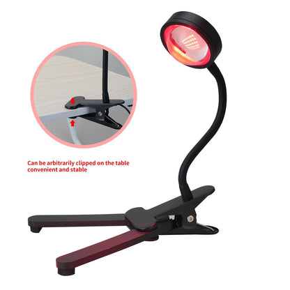 WTINTELL Red Light Therapy for Face, 660nm LED Red Light Therapy Light with Clip, Suitable WTINTELL