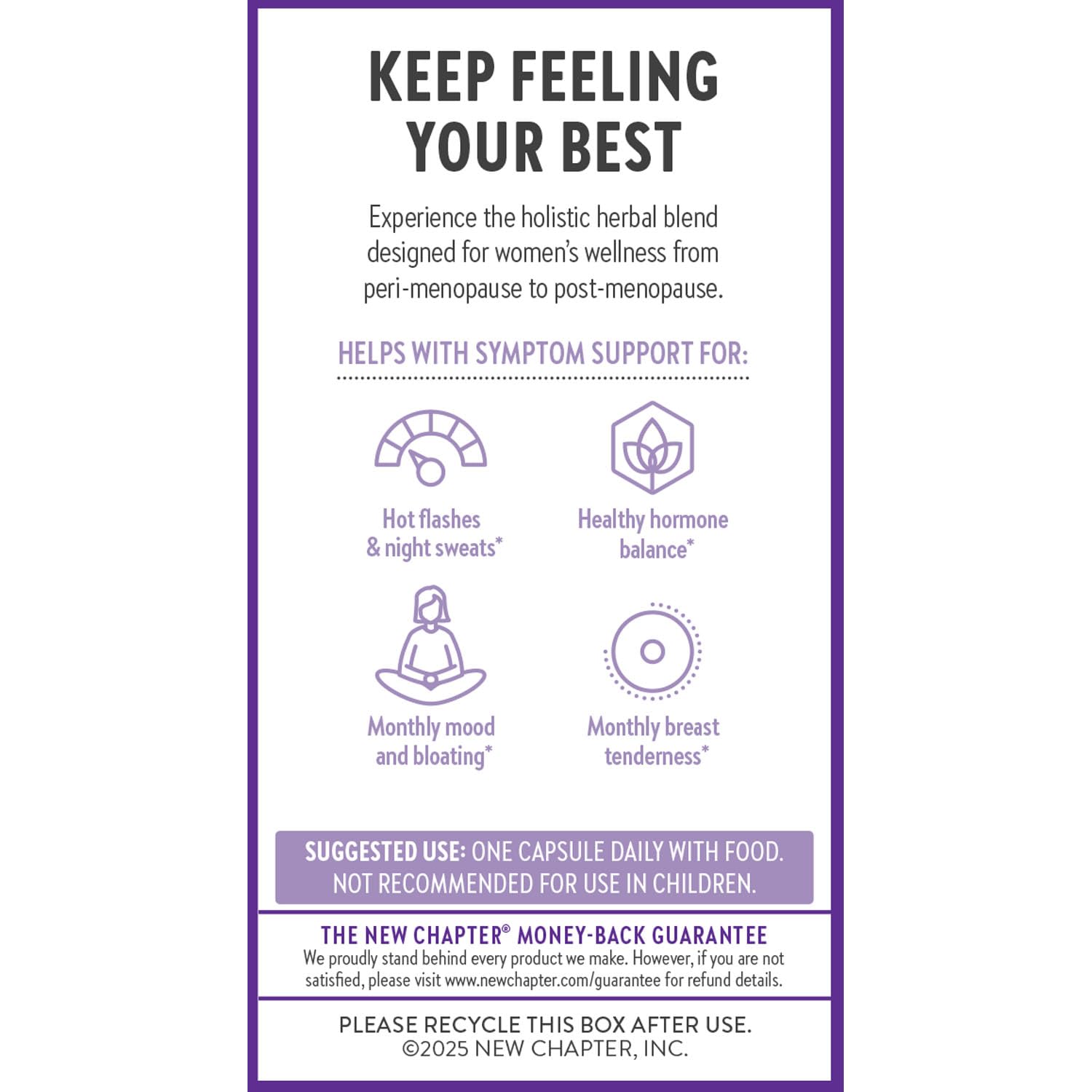 New Chapter Menopause Supplement - Estrotone Herbal Hormone Balance for Women in Perimenopause, with Black Cohosh for Hot Flash Relief & to Reduce Night Sweats + Vitex, No Added Hormones - 30 ct New ChapterBuy Supplements Australia
