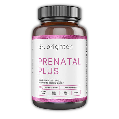 Dr. Brighten Prenatal Plus - Women’s Formulation, Active B Vitamins, Minerals, Antioxidants Dr. Brighten