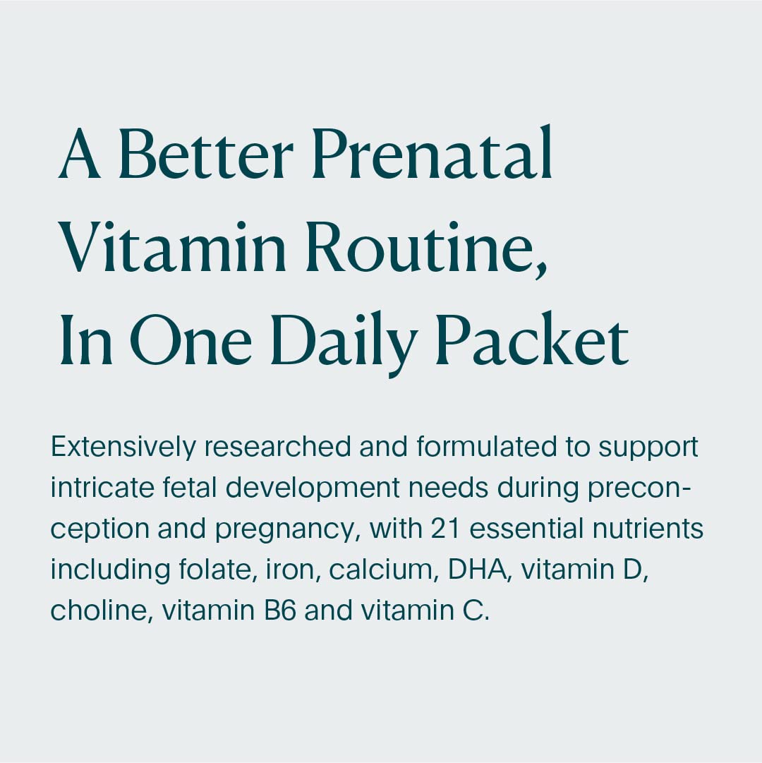 NATALIST Daily Prenatal Packs Daily Preconception & Pregnancy Formula Women's NATALIST