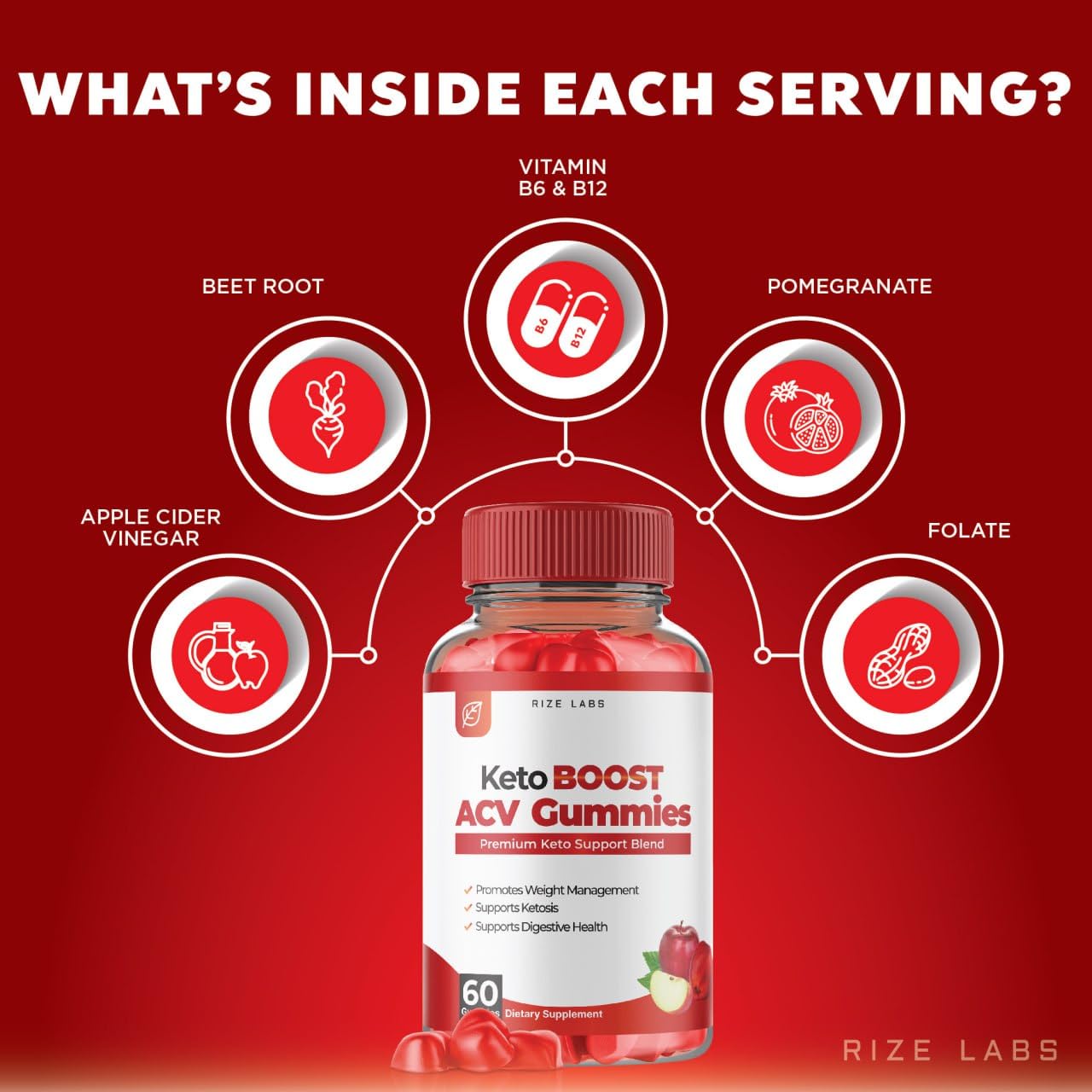 (2 Pack) Keto Boost ACV Gummies - Keto Boost ACV Gummies for Advanced Weight Loss rize labs