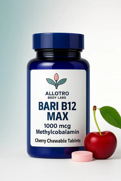 Bariatric Multivitamin and B12 Max Combo Pack | Liquid Filled Multivitamin with Antioxidants, Iron & Sublingual Methylcobalamin B12 for Post Bariatric Surgery, Gastric Sleeve, Bypass, SADI & Lap Band Allotro Labs buy supplements Au