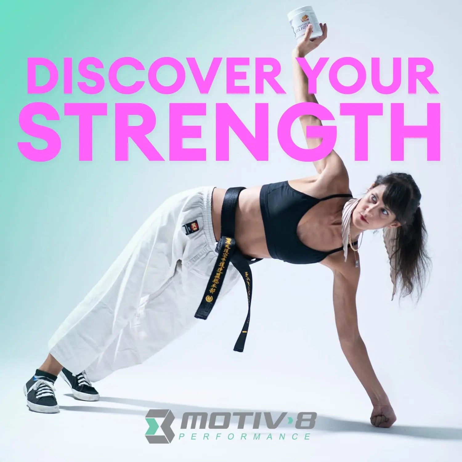 Motiv-8 Performance Pre-Workout Capsules, Natural, Feel Good Energy, No Crash or Jitters Motiv-8