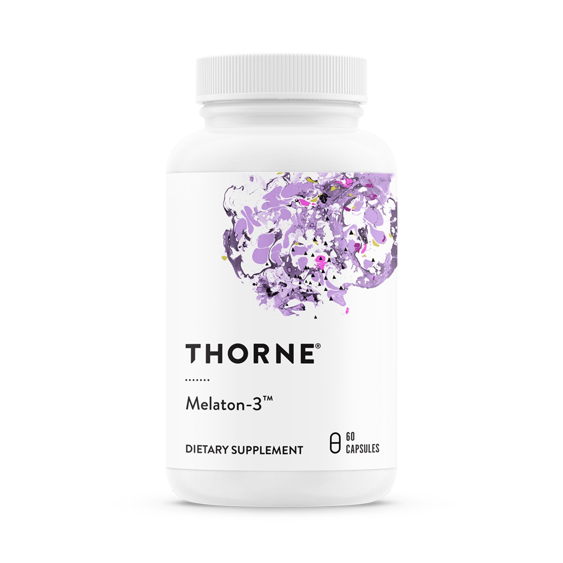 THORNE - Melaton-3-3 mg Melatonin Supplement - Supports Normal Circadian Rhythms, Restful Sleep & Relaxation* - NSF Certified for Sport - Gluten, Dairy & Soy-Free - 60 Capsules THORNE buy supplements Au