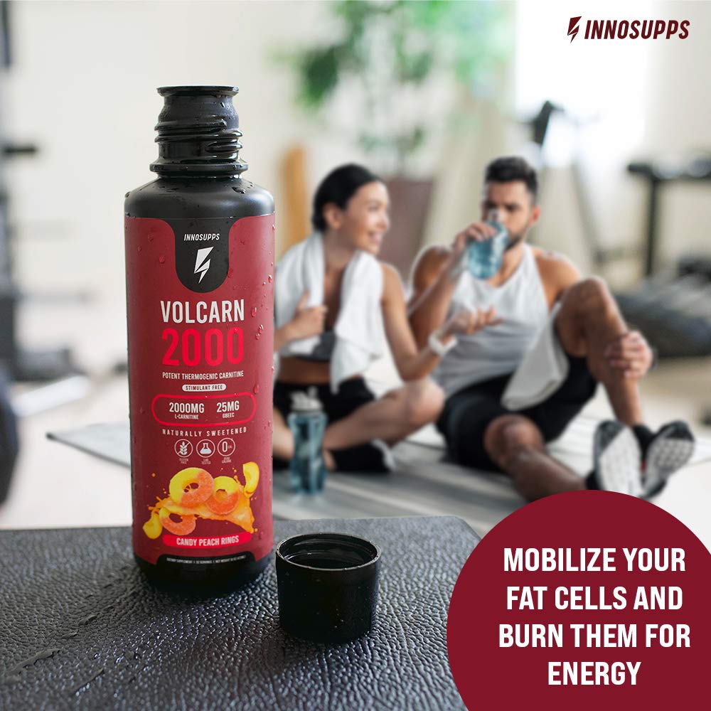 InnoSupps Volcarn 2000 - Advanced Fat Burning Liquid | L-Carnitine,GBEEC, Boost Energy InnoSuppsBuy Supplements Australia