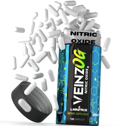 LMNITRIX VEINZ OG Nitric Oxide Booster Pills with Yohimbe Pump Supplement N.O. Mens LMNITRIX