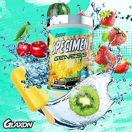 Specimen Full Spectrum High Stimulant Pre-Workout Powder | Supercharged Energy Glaxon