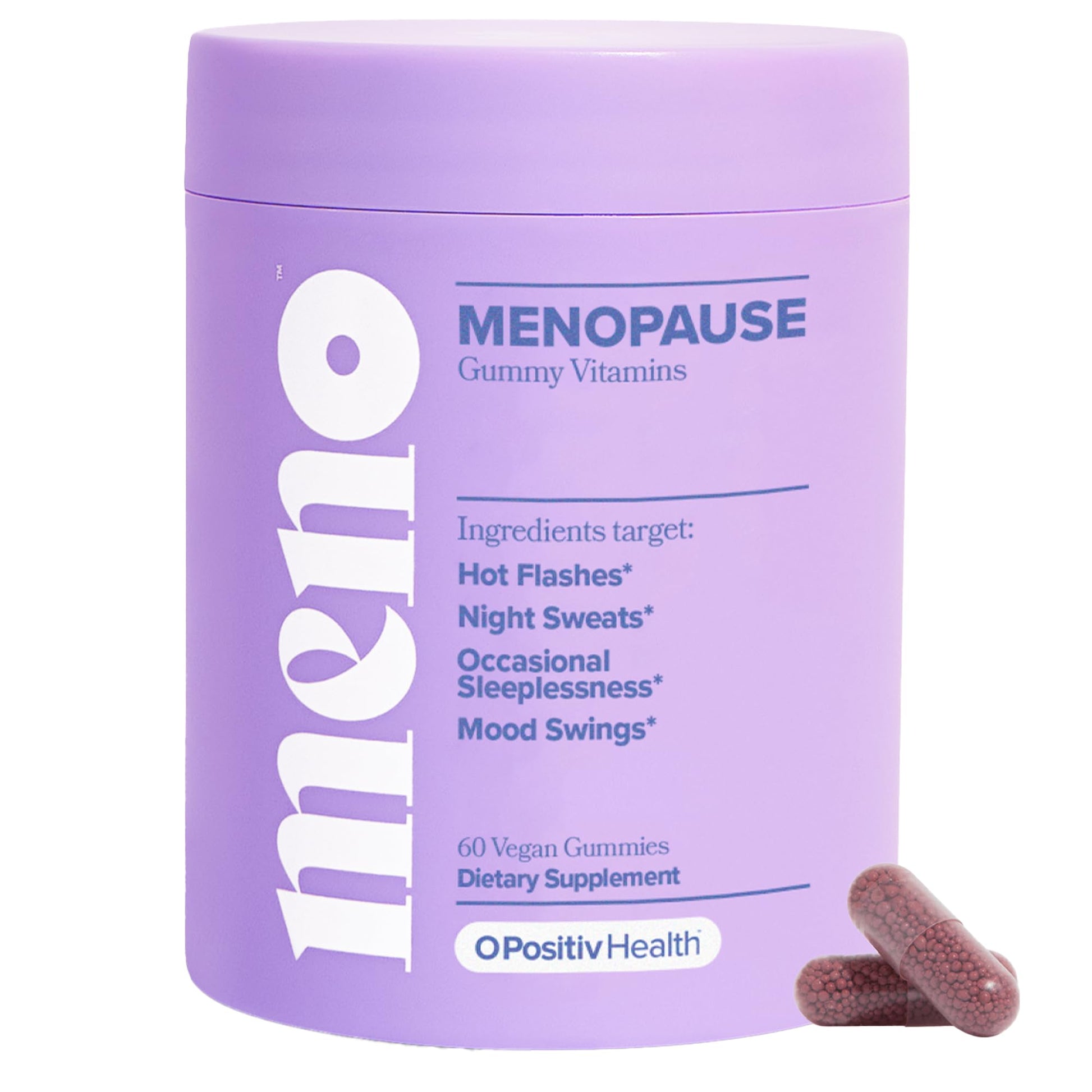 MENO Vitamins for Menopause, 30 Servings (Pack of 1) - Hormone-Free Menopause Supplements O Positiv