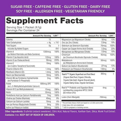 Root'd Prenatal & His Multivitamin Powder Bundle with 3X Electrolytes for Mummy & Daddy Root'd