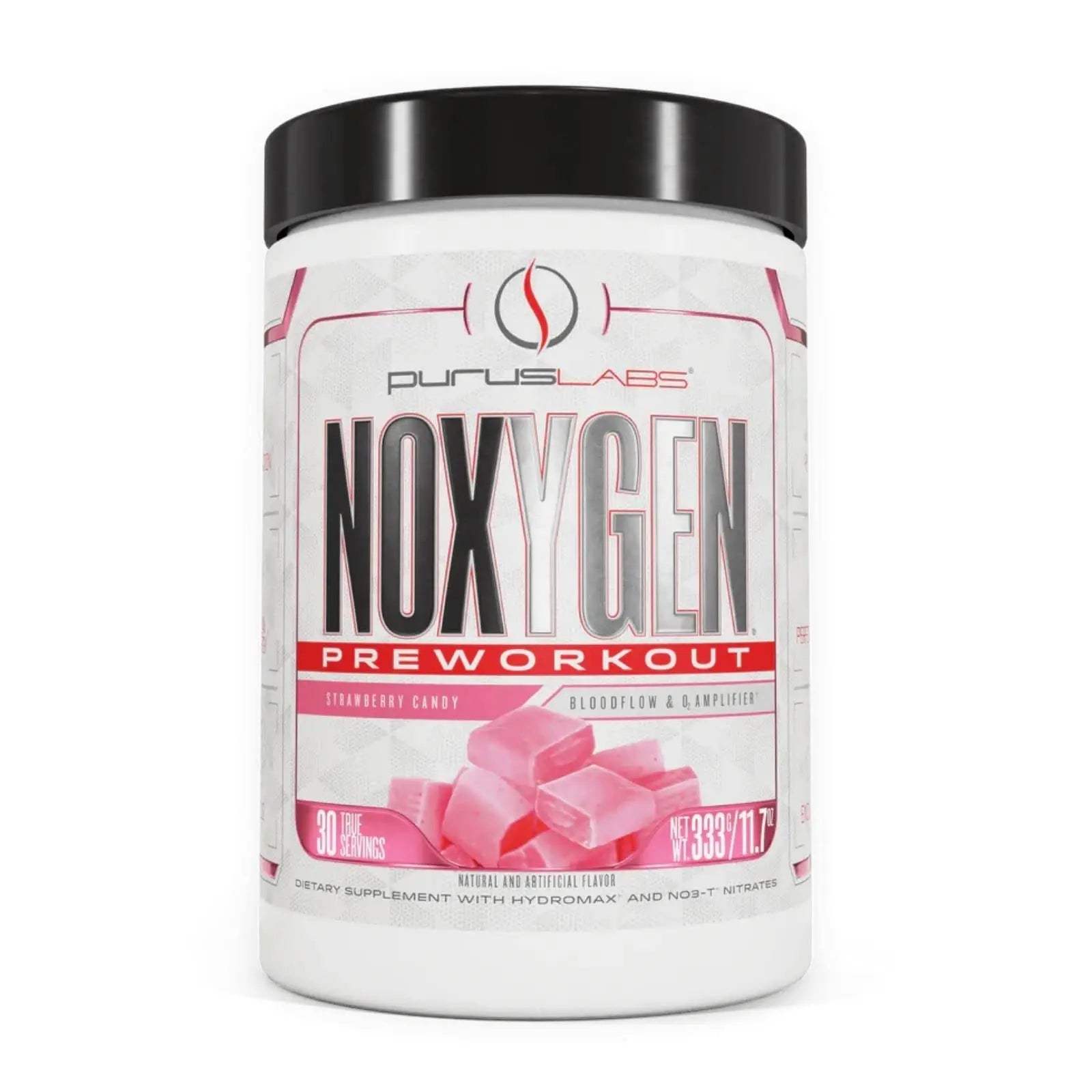 Purus Labs NOXYGEN PREWORKOUT Powder, 30 Servings (Strawberry Candy) Purus Labs