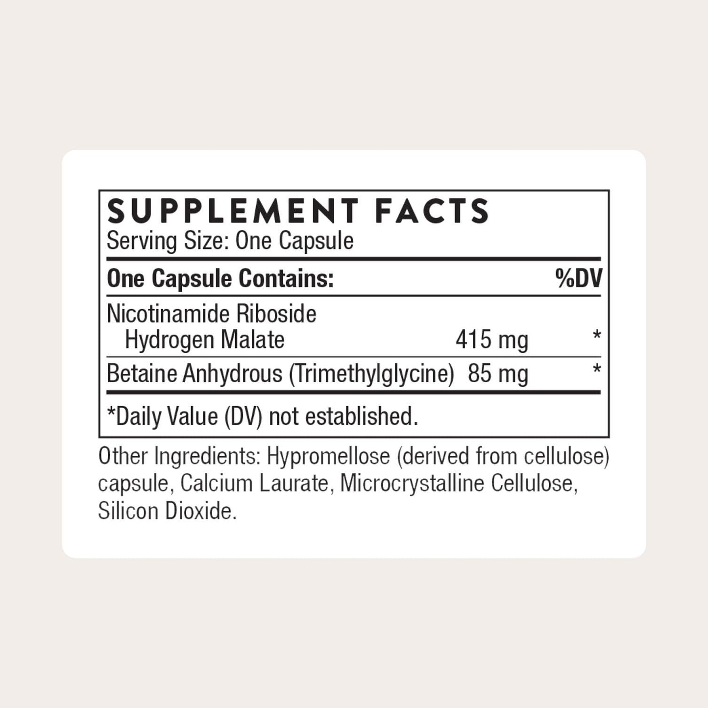 THORNE - NiaCel 400 - NAD Supplement - Nicotinamide Riboside - Support Healthy Aging, Cellular Energy Production & Sleep-Wake Cycle* - NSF Certified for Sport - Gluten Free - 60 Servings THORNEBuy Supplements Australia