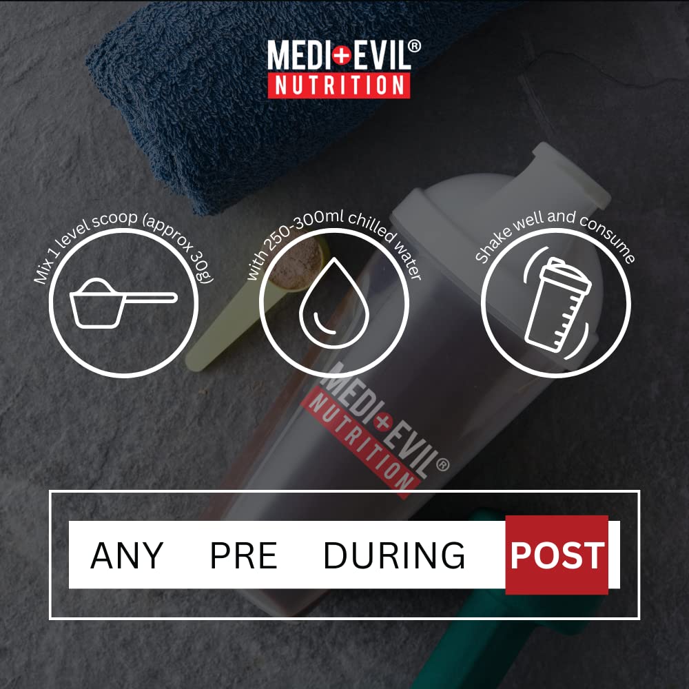 Medi-Evil Nutrition Whey Dynamic Protein, Triple Chocolate Flavour, 600g, 20 Servings Medi-EvilBuy Supplements Australia