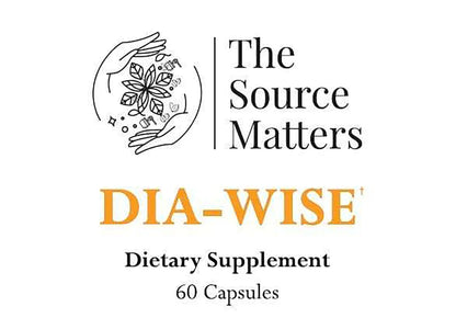 The Source Matters Dia-Wise Metabolic Health Supplement | Alpha Lipoic Acid, Cinnulin Capsules, Biotin, Chromium, Vanadyl Sulfate, Vitamin B for AMPK Activation (60 Count) THE SOURCE MATTERS buy supplements Au