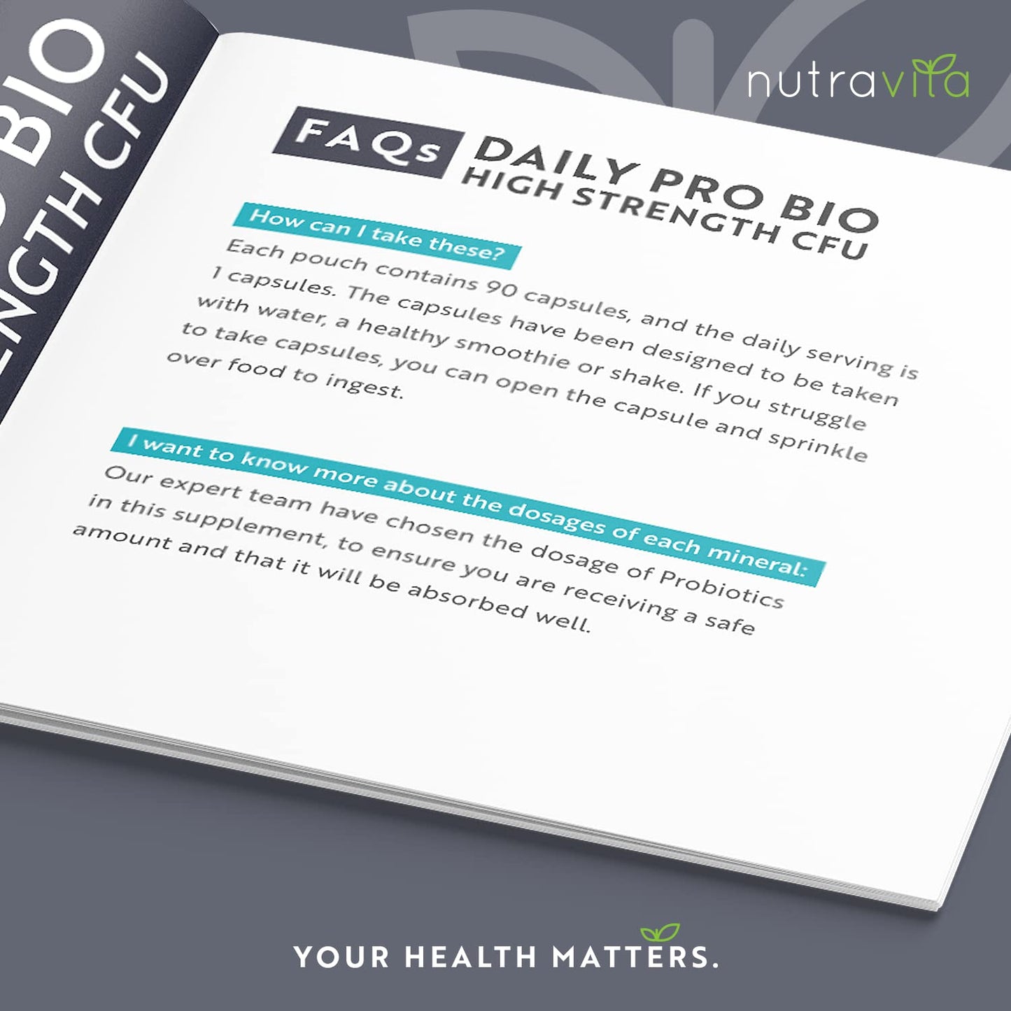 Probiotics for Gut Health - 90 Vegan Capsules (Not Tablets) for Bloating Relief NutravitaBuy Supplements Australia