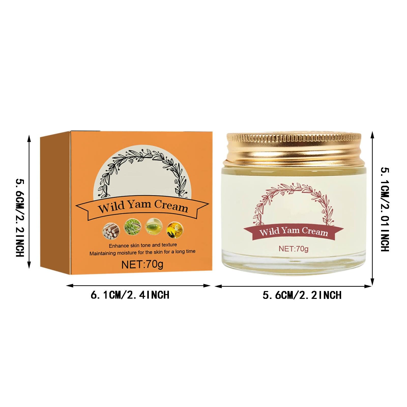 Zrayuler Wild Yam - Wild Yam Organic for Women,Wild Yam Organic Wild Yam Root Promoting Perimenopause Zrayuler