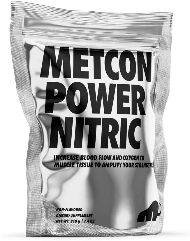 MetCon Power Pre-Pump Nitric Oxide Booster - Pre-Workout Supplement - Increase Blood MetCon