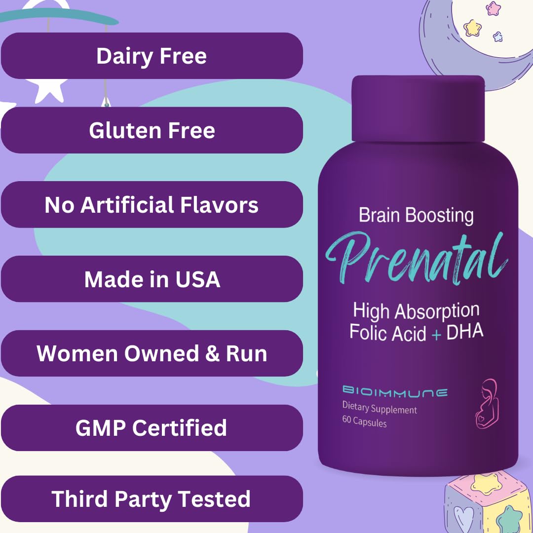 BioImmune Ultra Strength Bio-Available Prenatal Vitamins for Women BioImmune