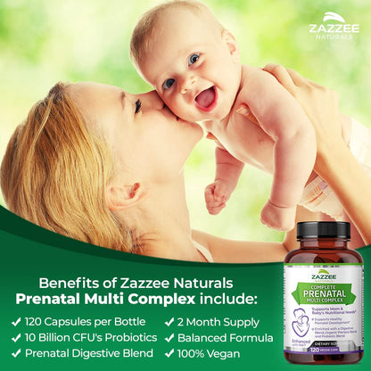 Zazzee PREGNOSITOL Powder and Extra Strength Prenatal Multi Complex Zazzee