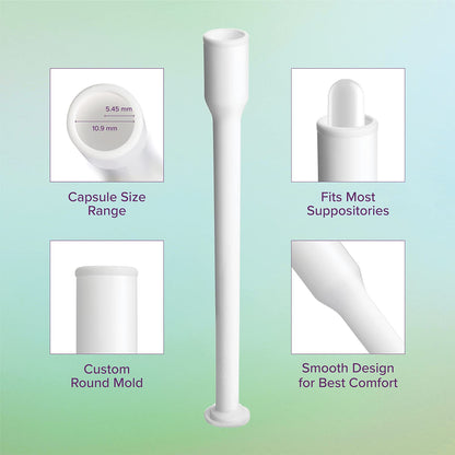 Intimate Rose 15 Count Vaginal Suppository Applicator - Fits Most Boric Acid Suppositories & Vaginal Suppository - Individually Wrapped Suppository Applicators from Intimate RoseBuy Supplements Australia