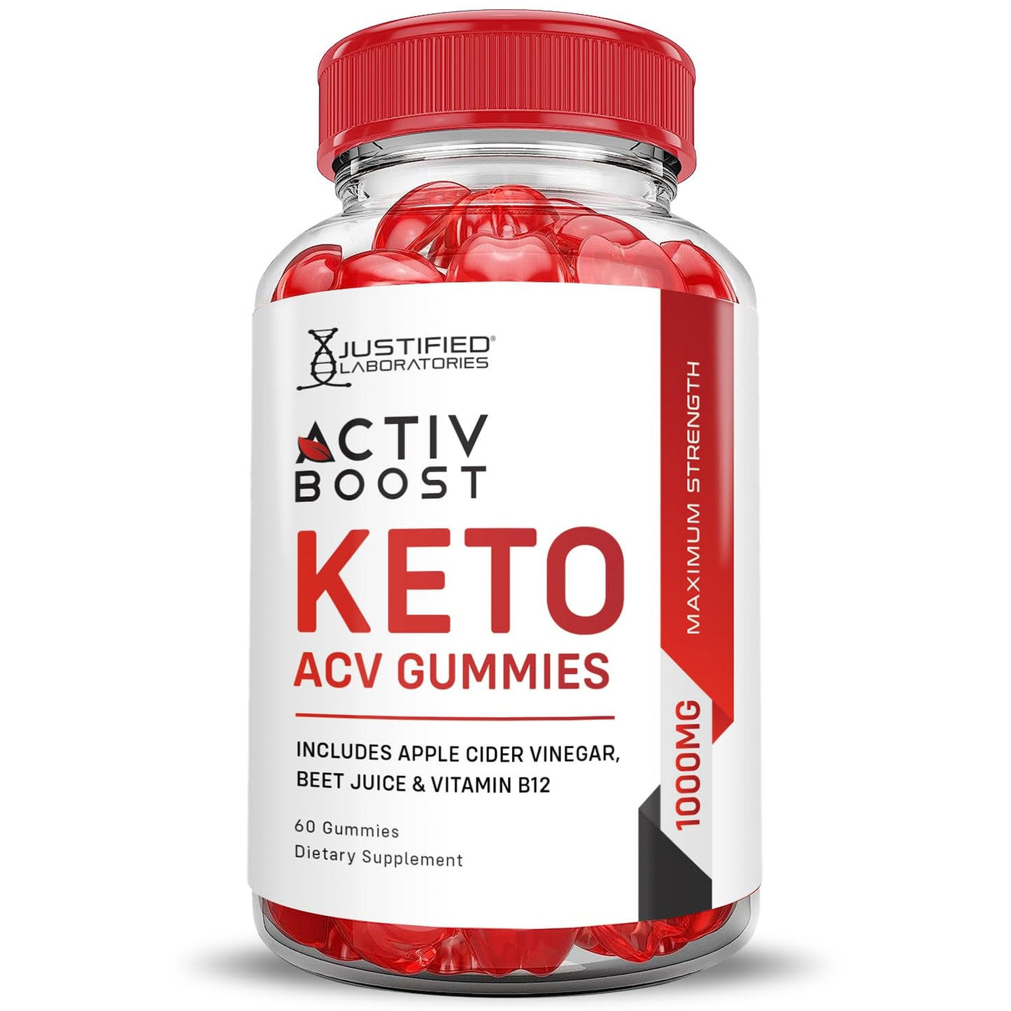 (10 Pack) Activboost Keto ACV Gummies Advanced Formula 1000MG Active Boost Keto Justified Laboratories