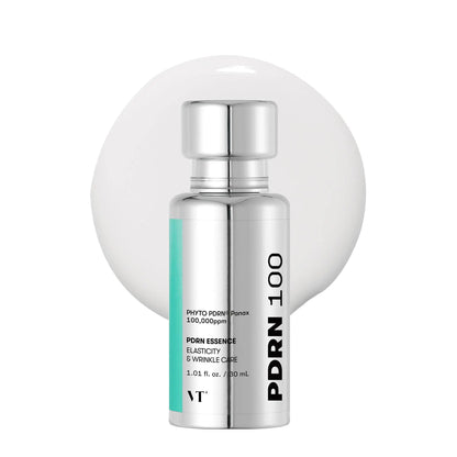 VT COSMETICS PDRN 100 Essence, Intensive Glow Serum, 100,000ppm Vegan PDRN, Skin Restoration & Plumping, Hydrating & Moisturizing VT COSMETICS