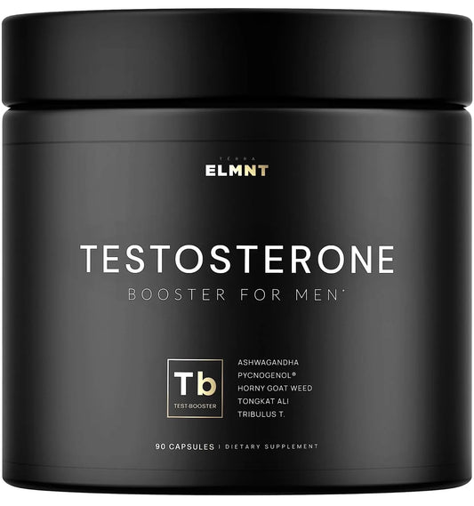 21,800mg Testosterone Booster for Men 8X Strength w. Ashwagandha, Tongkat Ali TERRA ELMNT
