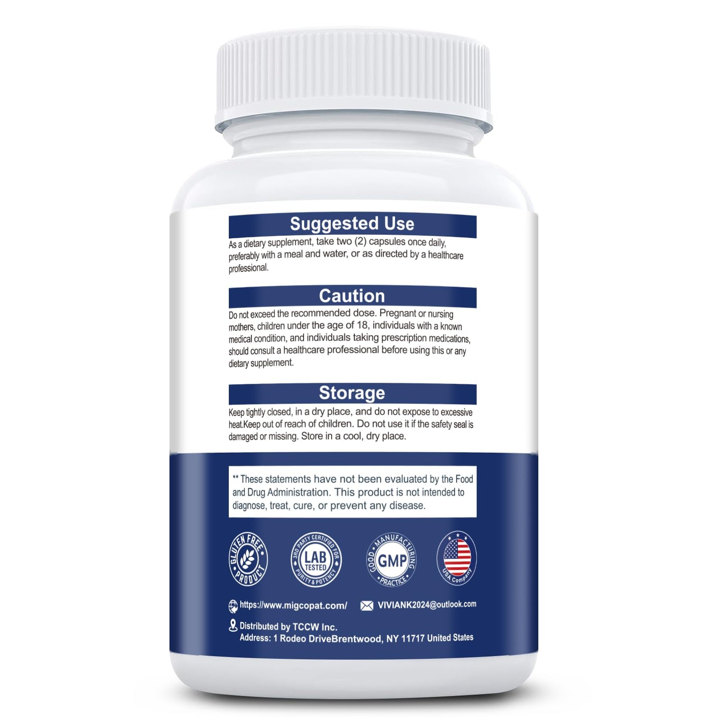 Brain Supplements for Memory & Focus - Nootropic with Bacopa Monnieri, Lion's Mane, Alpha GPC, Phosphatidylserine | Supports Mental Clarity & Cognitive Function | Vitamin B6 & B12-120 Capsules MigcopatBuy Supplements Australia