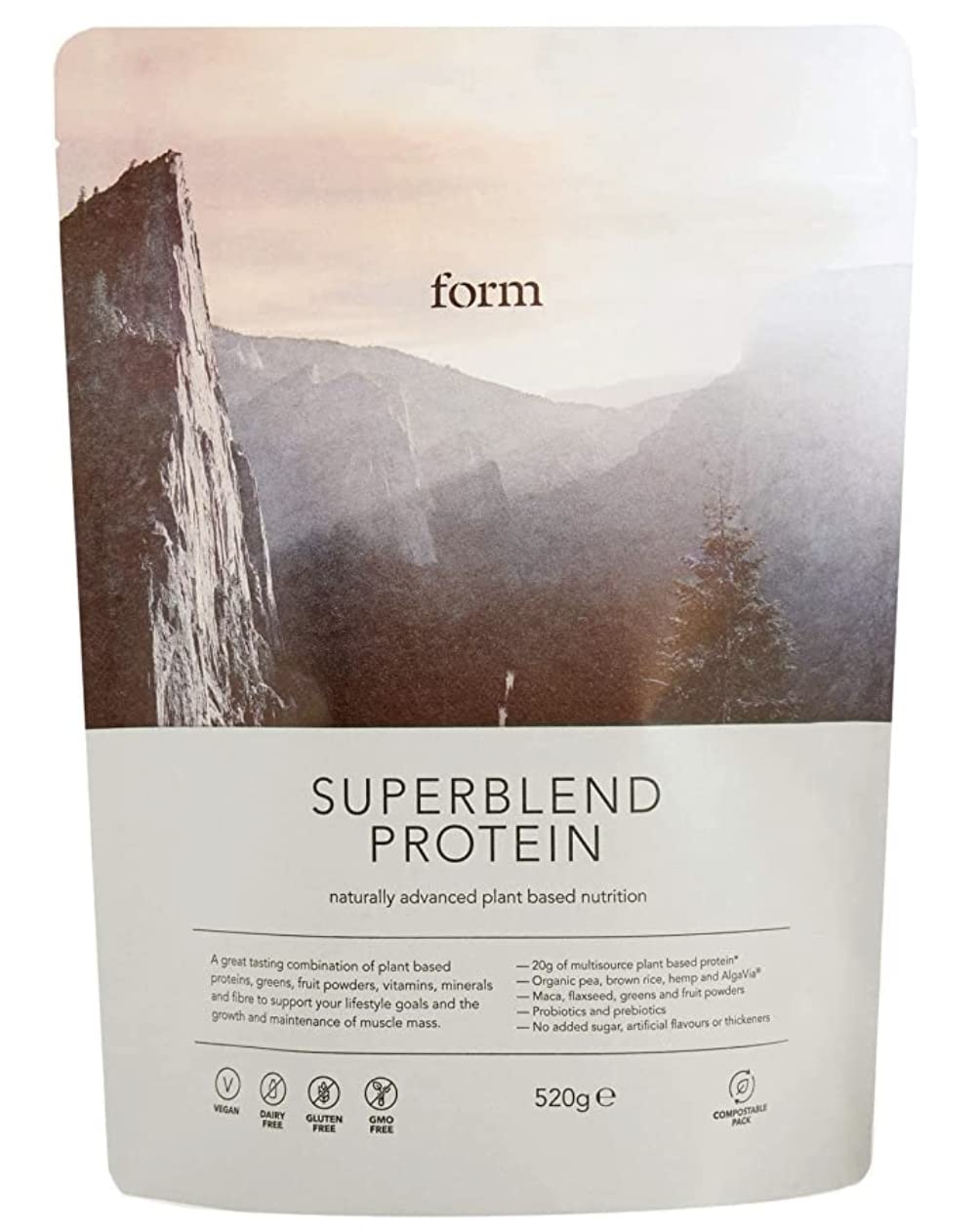 Form Superblend Protein - Vegan Protein Powder with Superfoods, Vitamins and Minerals Form