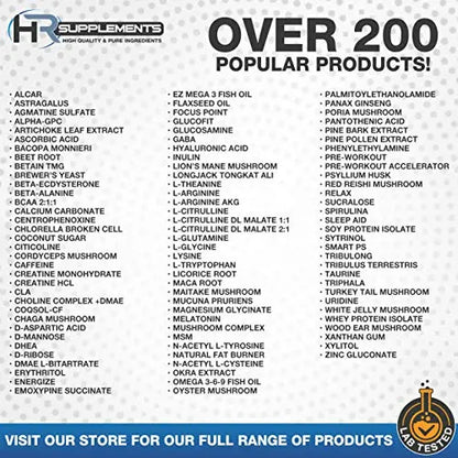 HR Supplements L-Citrulline DL-Malate 2:1 Powder, 1 Kilogram (2.2 Lbs), Unflavored Hard Rhino