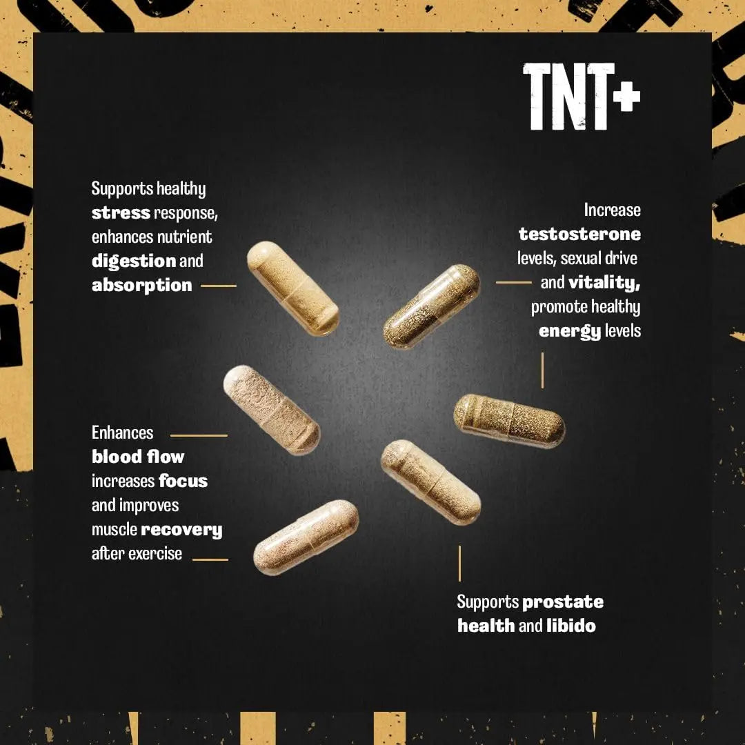 Animal TNT+ - Mens Support, Prostate Support, Adaptogen & Stress Support, Nitric Oxide Animal
