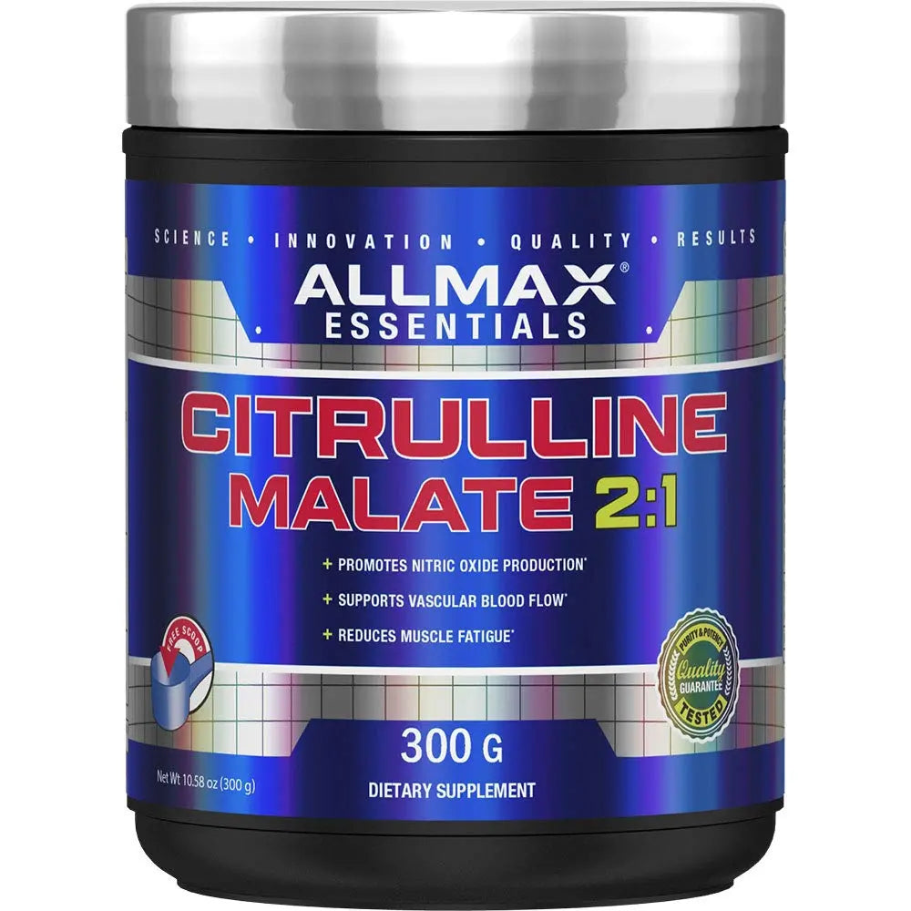 ALLMAX Essentials CITRULLINE MALATE 2:1 - 300 g Powder - Improves Endurance ALLMAX Nutrition
