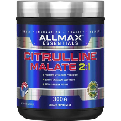 ALLMAX Essentials CITRULLINE MALATE 2:1 - 300 g Powder - Improves Endurance ALLMAX Nutrition