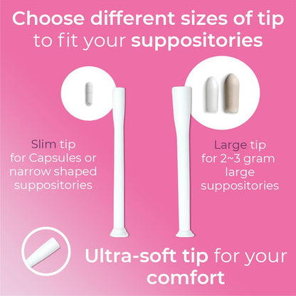 Natureland [10 Pack] Vaginal Suppository Applicators for Women, Soft Tip Auxiliary Tool for Pills NaturelandBuy Supplements Australia