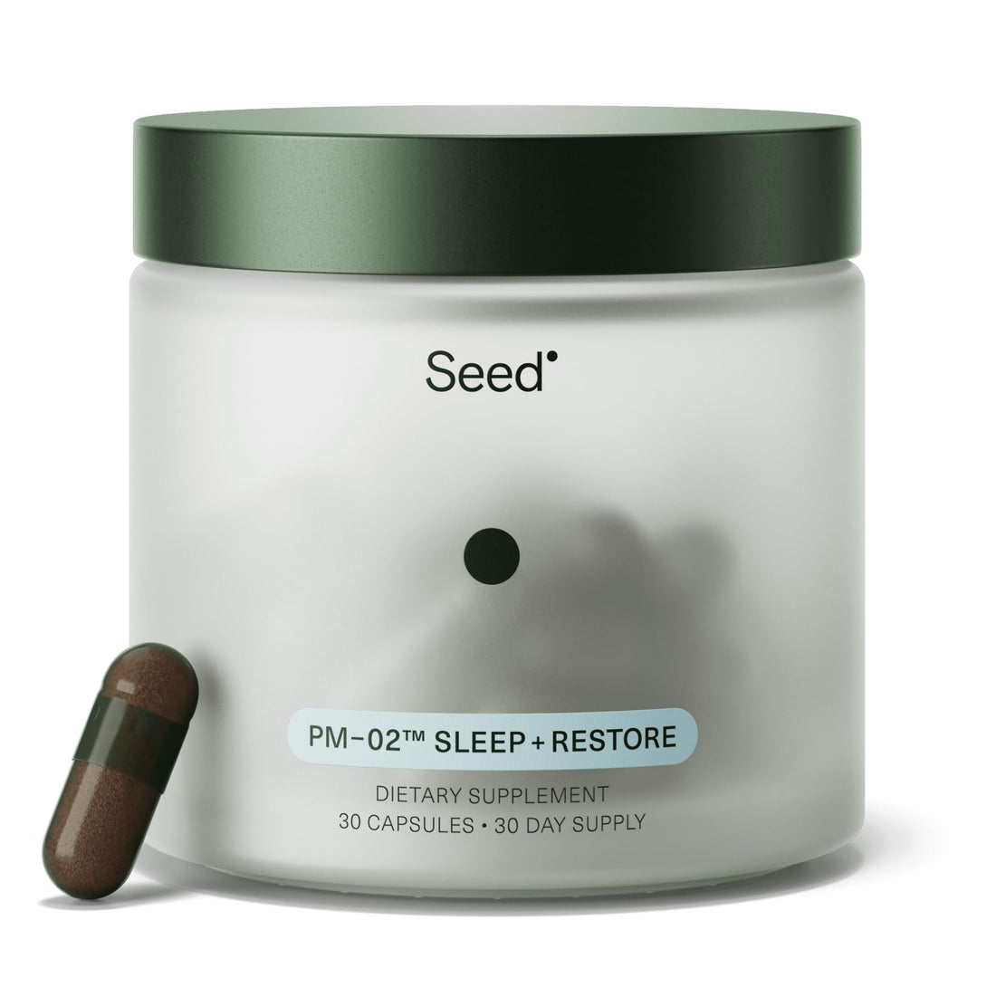 Seed PM-02 Sleep + Restore - Sleep Aid for Women & Men - Non-Habit Forming Bioidentical Melatonin & Ashwagandha - Vegan & Shelf-Stable - 30 Capsules (30-Day Supply) Visit the Seed StoreBuy Supplements Australia