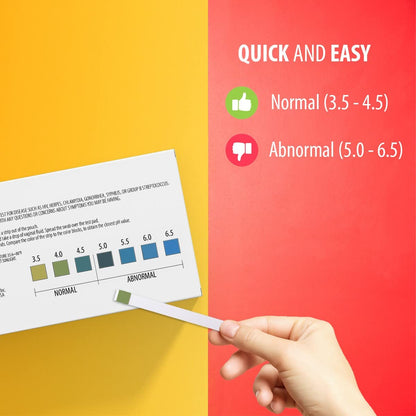 [60 Pack] PGYARD Vaginal Health pH Test Strips, Feminine pH Test, Value Pack PGYARD