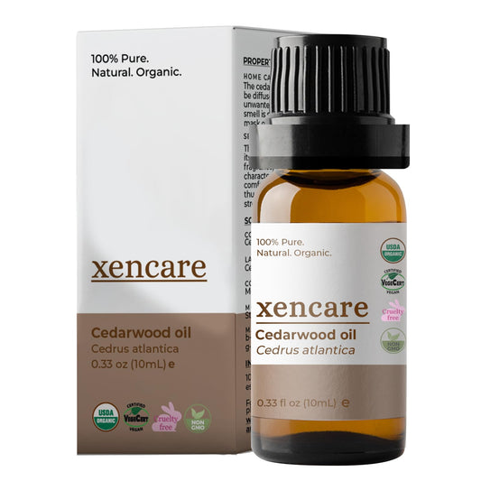 xencare Cedarwood USDA Organic Essential Oil | 100% Pure Natural Undiluted XenCare