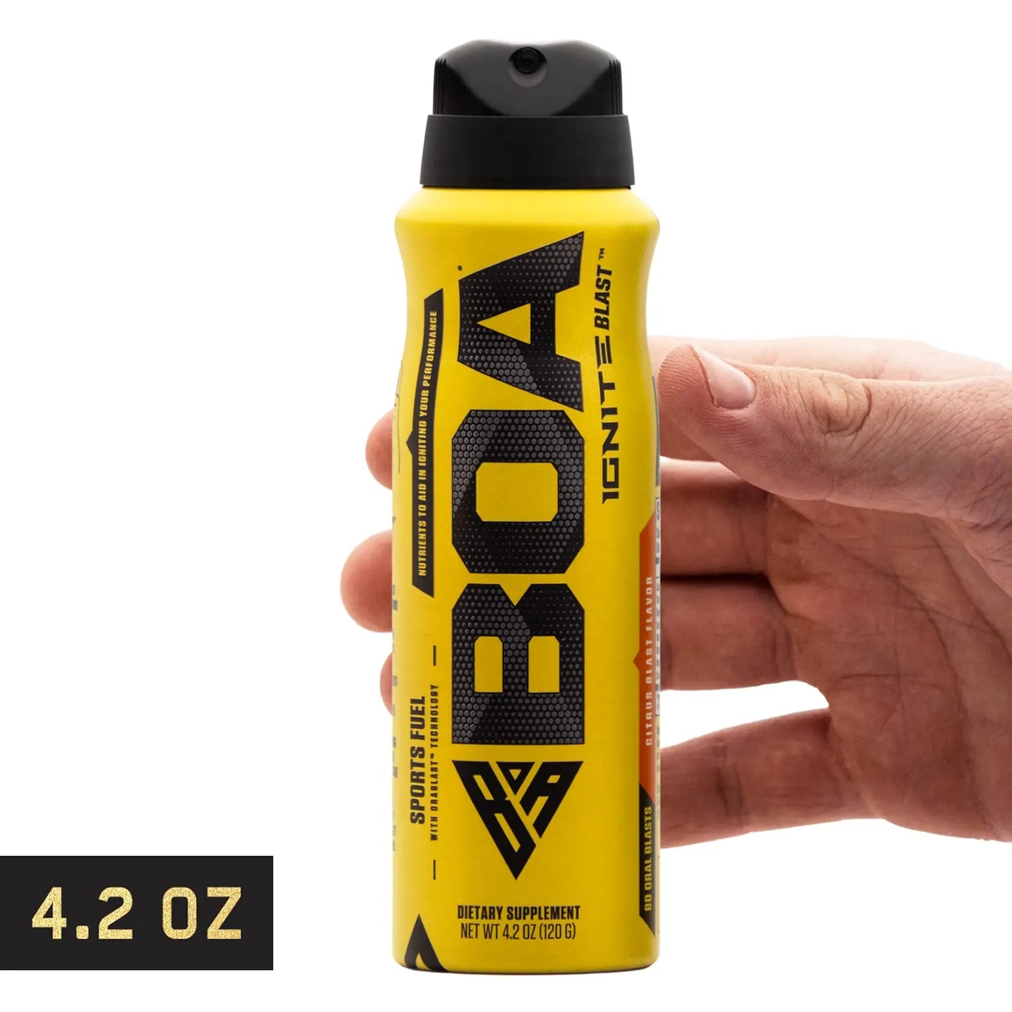 BOA Ignite Blast – Oral Aerosol Rapid Energy Solution – Pre Workout with Caffeine, B Vitamins BOA Nutrition Inc