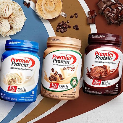 Premier Protein Powder, Chocolate Milkshake, 30g Protein, 1g Sugar, 100% Whey Protein Premier ProteinBuy Supplements Australia