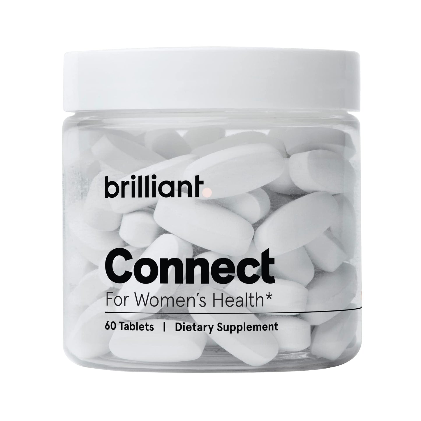 Brilliant Connect Period Health Supplement – Promotes Relief from Cramps, Fatigue Feel Brilliant