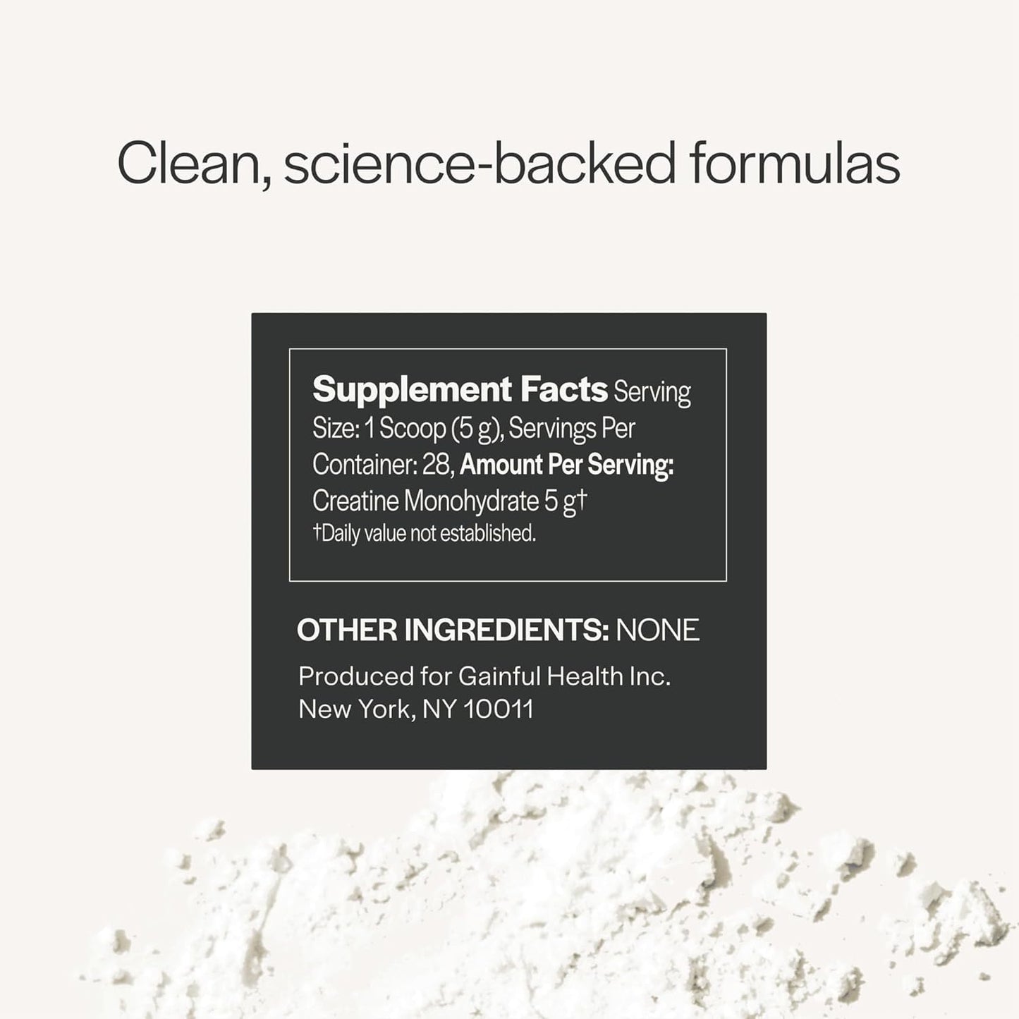 Gainful Creatine Powder, Post Workout Amino Acid Supplement, Muscle, Energy & Focus Support, 5g Creatine Monohydrate, Unflavored, 60 Servings GainfulBuy Supplements Australia
