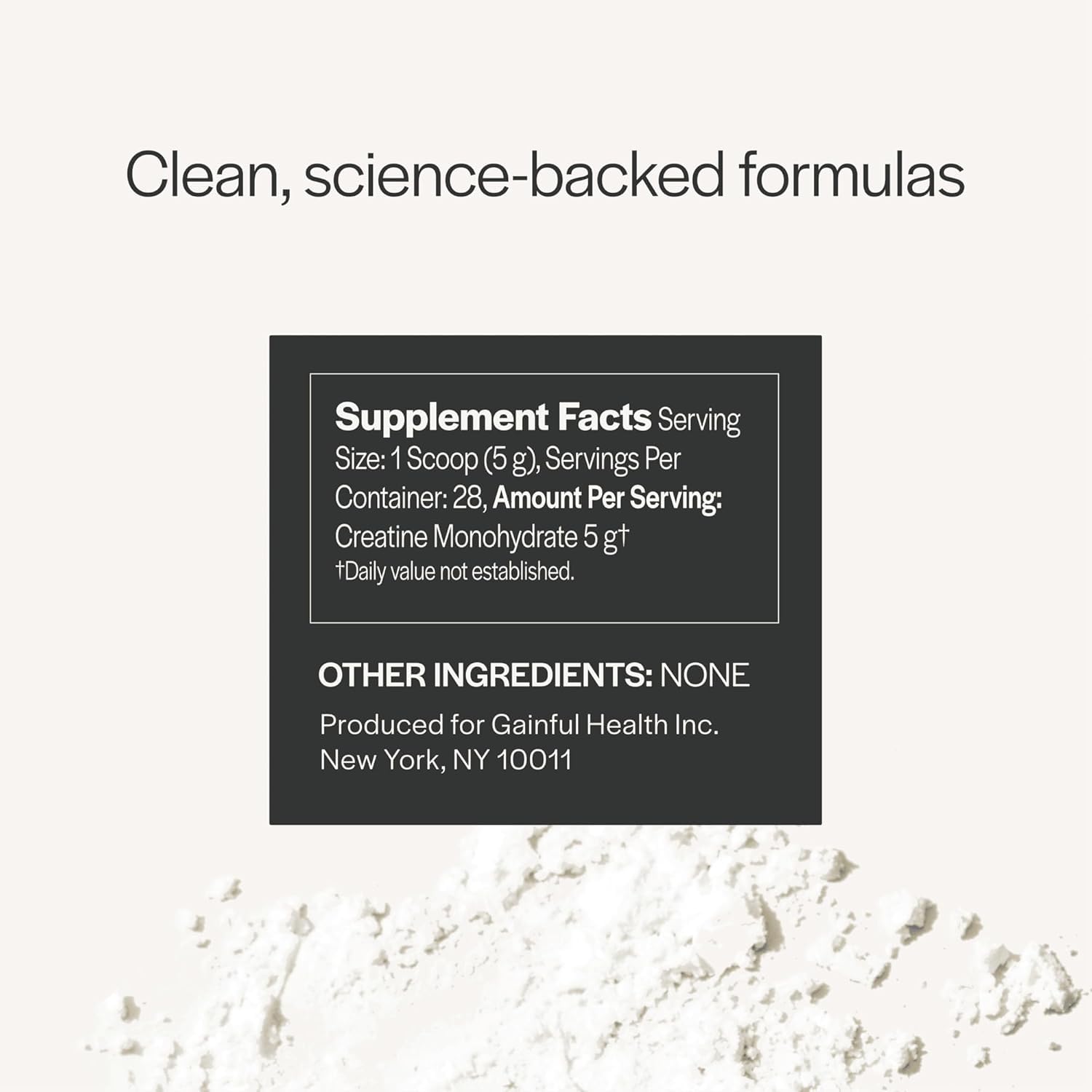 Gainful Creatine Powder, Post Workout Amino Acid Supplement, Muscle, Energy & Focus Support, 5g Creatine Monohydrate, Unflavored, 60 Servings GainfulBuy Supplements Australia
