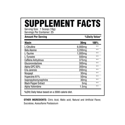 Alpha Nutrition Labs Twister Advanced Pre-Workout Powder (Raspberry Lemonade) Alpha Nutrition Labs