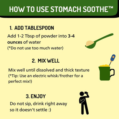 Stomach Soothe Soothe Naturals Acid Reflux Powder - L Glutamine for Gut Health, Acid Reflux Medicine, Leaky Gut Repair, Gut Lining Repair, Stomach Soothe