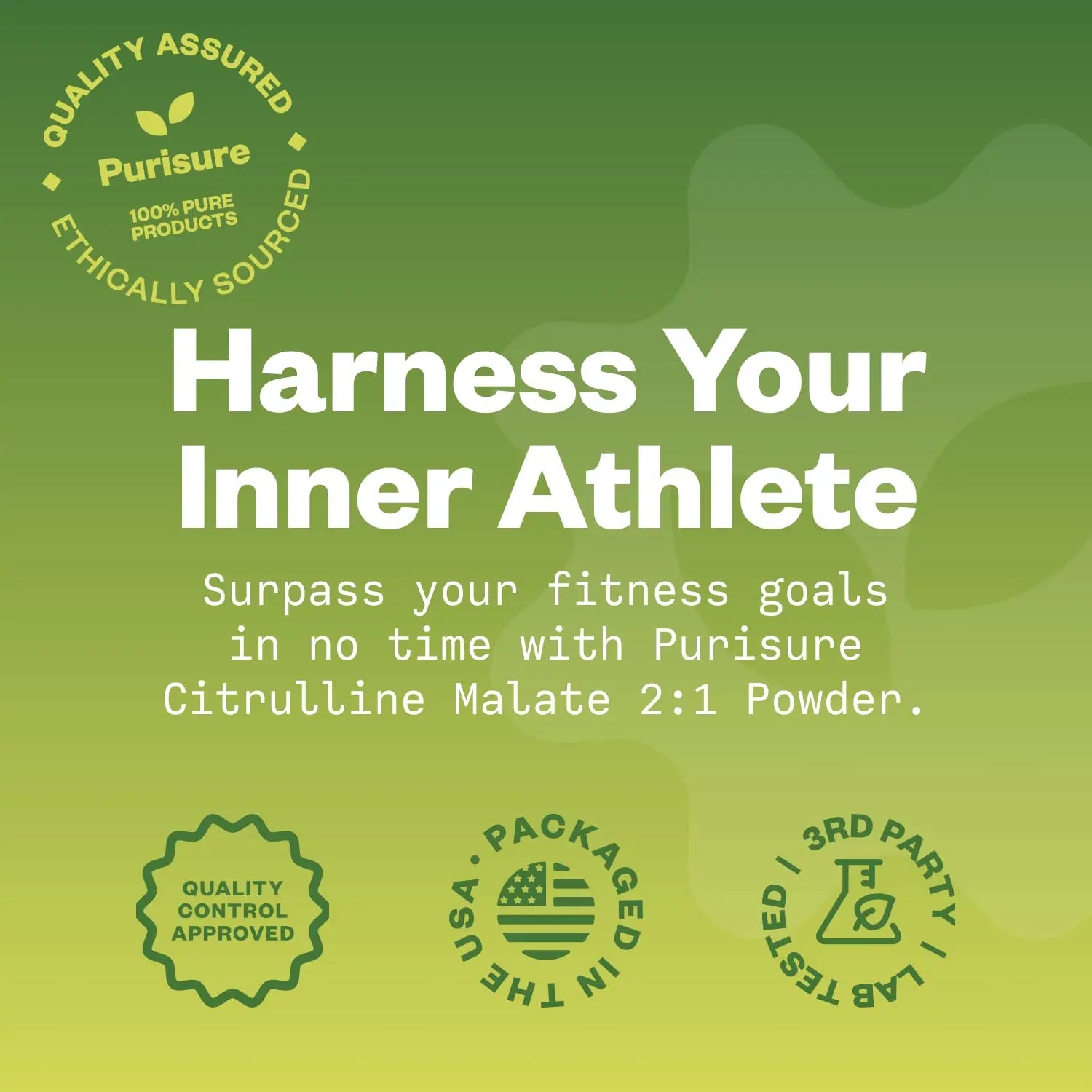 Purisure L-Ctrulline Powder 250g, Premium Citrulline 2:1 Malate Supplement for Strength Purisure