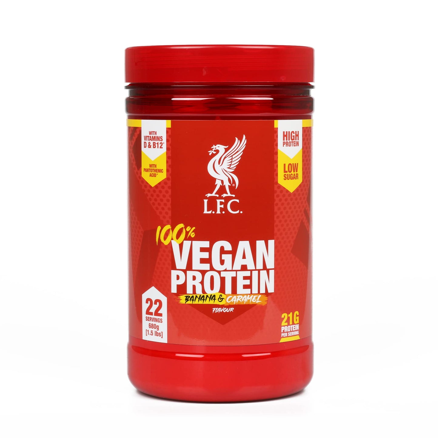 LFC Vegan Protein Powder Banana Caramel Flavour 680g 100% Vegan Protein Powder 21g High Protein, Vector Consumer
