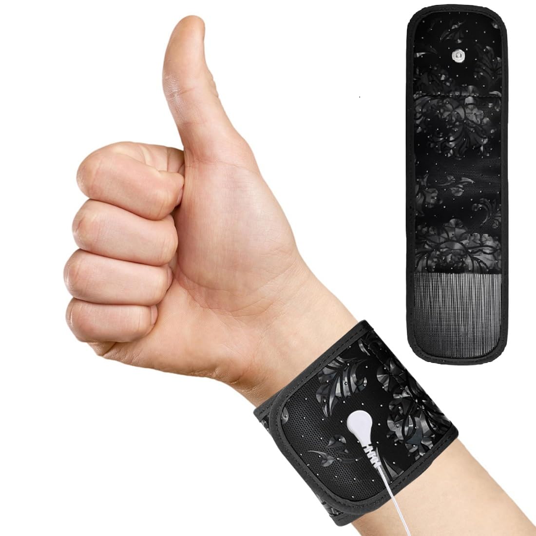 Grounding Wristband Wrist Straps for Therapy Floral Grounding Magnetic Wristband