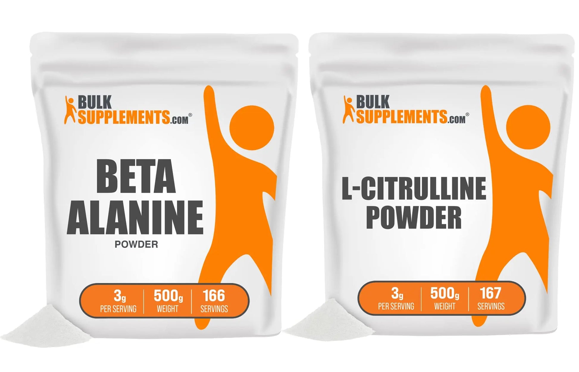 BULKSUPPLEMENTS.COM Beta Alanine 500g & L-Citrulline 500g Bundle BULKSUPPLEMENTS.COM
