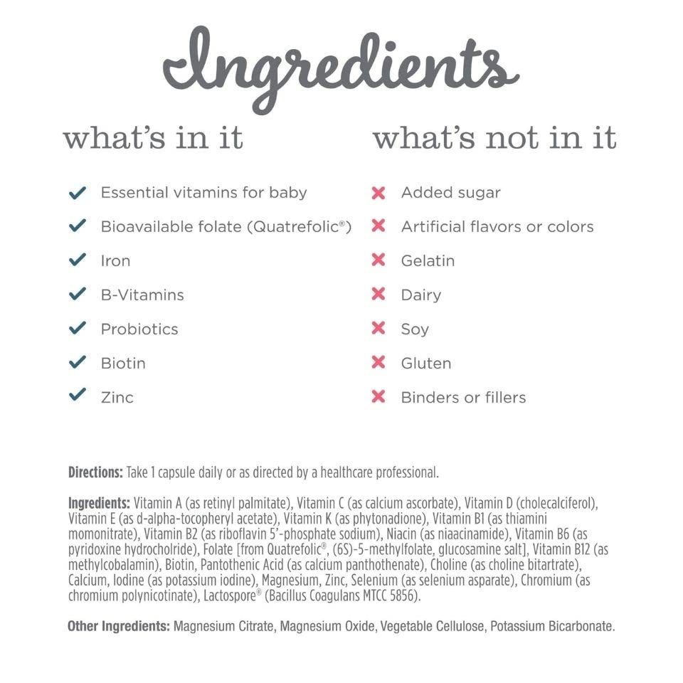 Mommy's Bliss Prenatal Multivitamin with Iron and Folic Acid, Supports Baby Development Mommy's Bliss